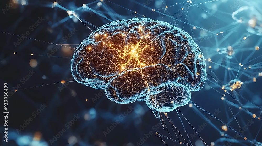close up of human brain, neurons firing, neural extensions, cognitive learning plasticity close up of human brain, neurons firing, neural extensions, cognitive learning plasticity