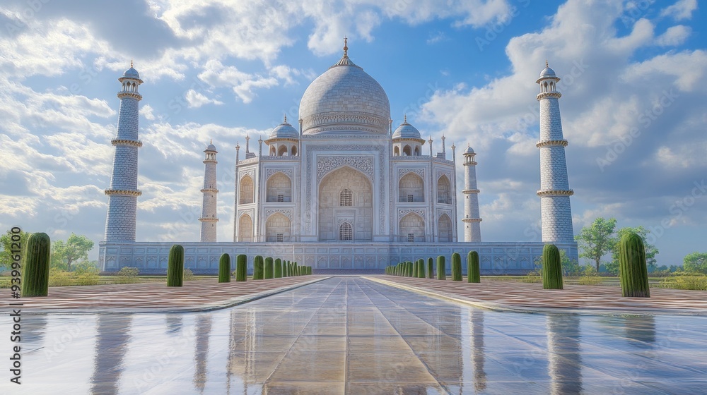 Fototapeta premium Taj Mahal, A Monument of Love