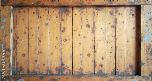 old wooden door