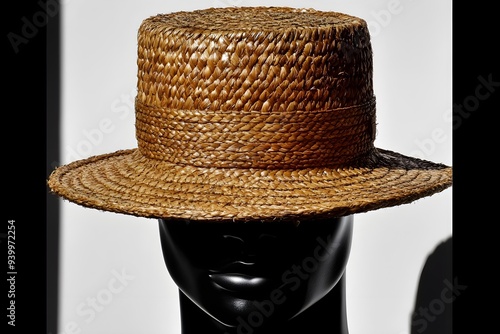 Straw Hat on a Mannequin.