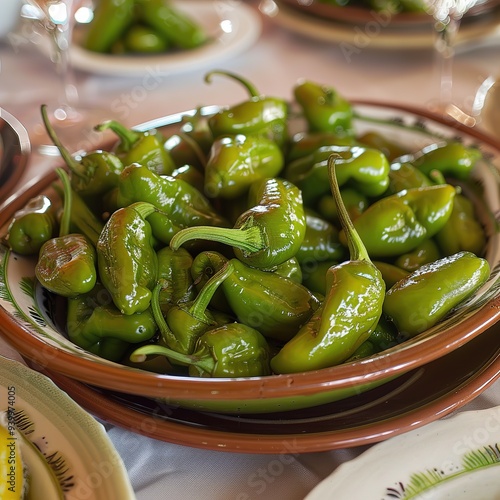 Pimientos de Padrón – Small green peppers, some of which are spicy.