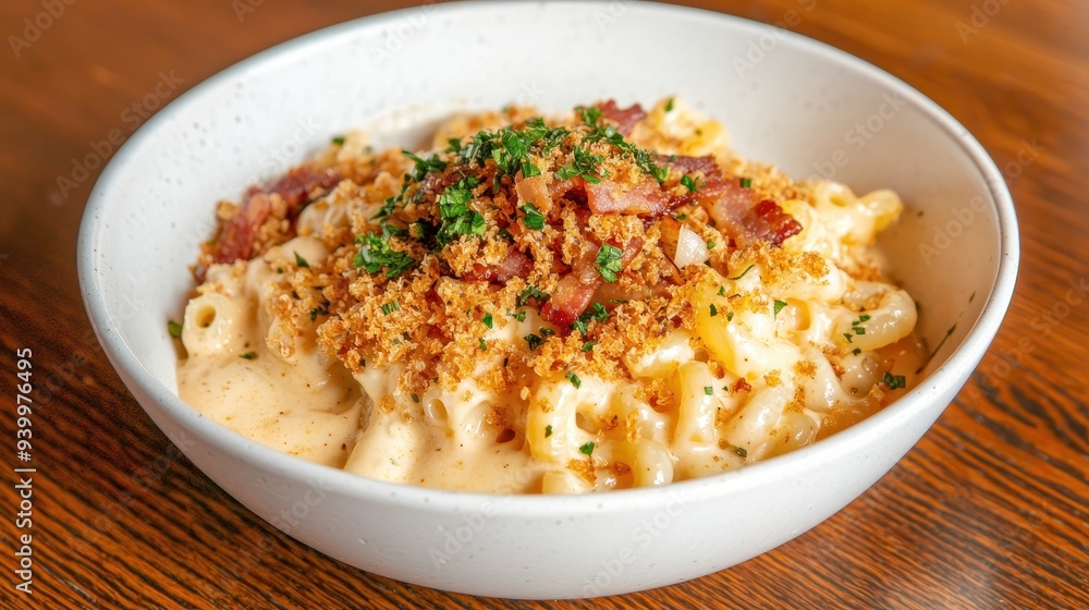 Creamy Mac and Cheese with Crispy Bacon and Breadcrumbs Creamy Mac and Cheese with Crispy Bacon and Breadcrumbs