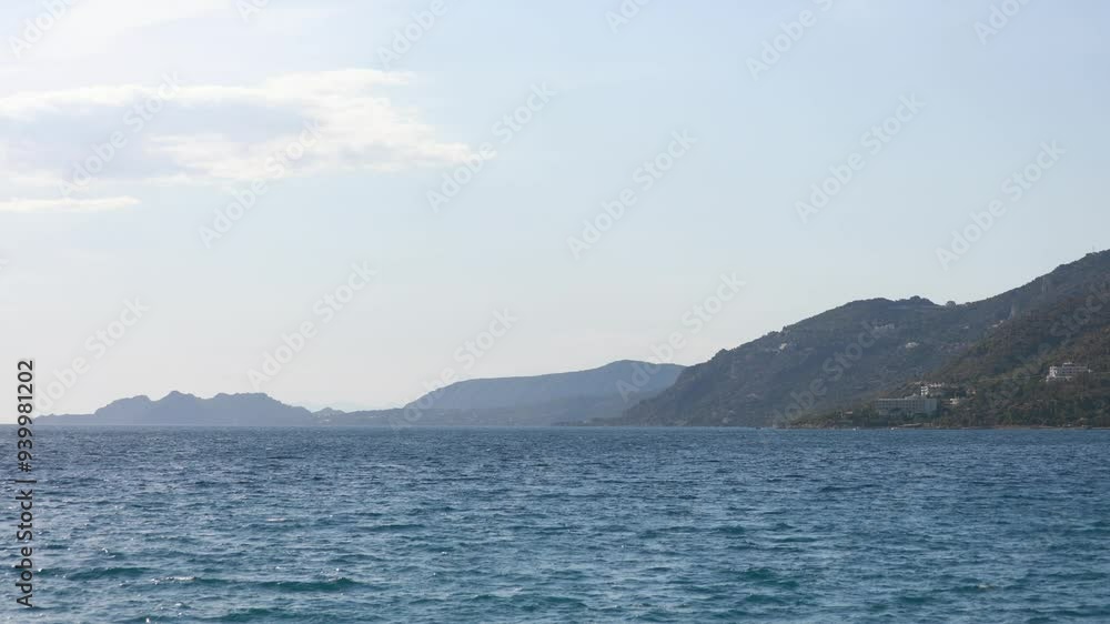 Rocky shore of Zakhyntos, Greece Rocky shore of Zakhyntos, Greece