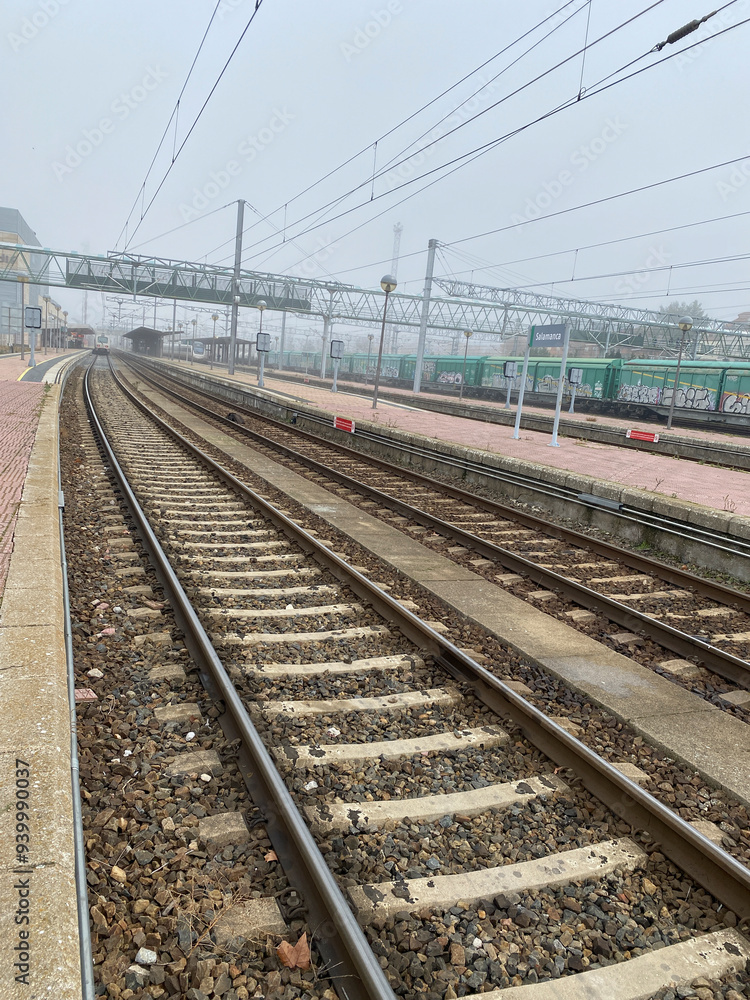 ESTACIÓN DE TREN VÍAS DE TREN