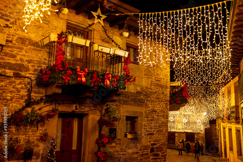 PUEBLA DE SANABRIA ZAMORA ILUMINACIÓN DE NAVIDAD 

