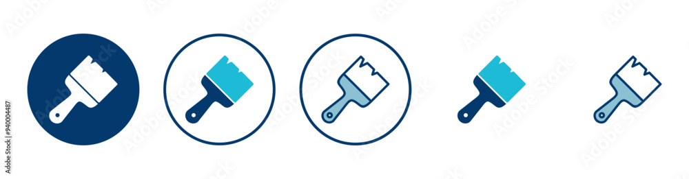 Paint icon vector isolated on white background. Paint brush vector icon. Paint roller icon Paint icon vector isolated on white background. Paint brush vector icon. Paint roller icon