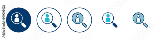 Hiring icon vector isolated on white background. Human resources concept. Recruitment. Search job vacancy icon. Hire. Find people icon