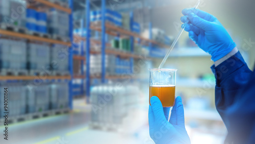 Laboratory testing of fuel....