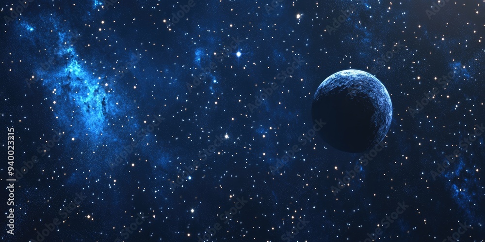 3D cartoon rendering of a starry outer space background texture 3D cartoon rendering of a starry outer space background texture