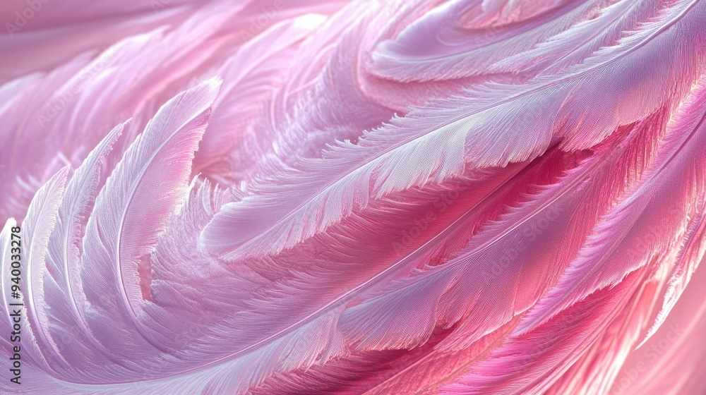 3D rendered fractal feathers designed for use as a background 3D rendered fractal feathers designed for use as a background