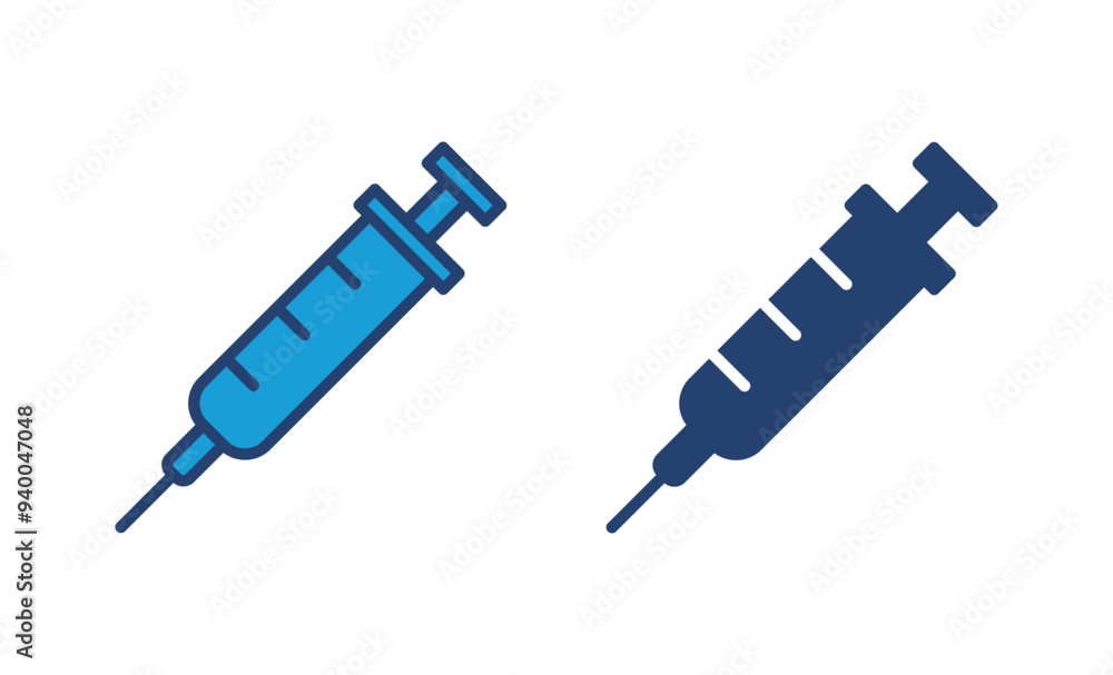 Syringe icon vector. injection icon vector. Syringe icon vector. injection icon vector.