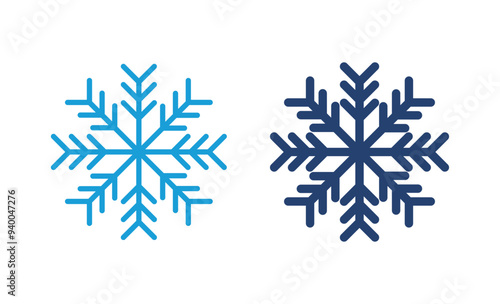 Snow icon vector. snowflake icon vector