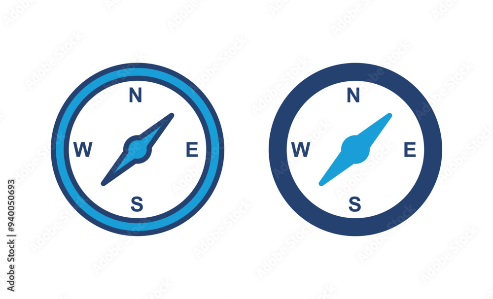 Compass icon vector. arrow compass icon vector Compass icon vector. arrow compass icon vector