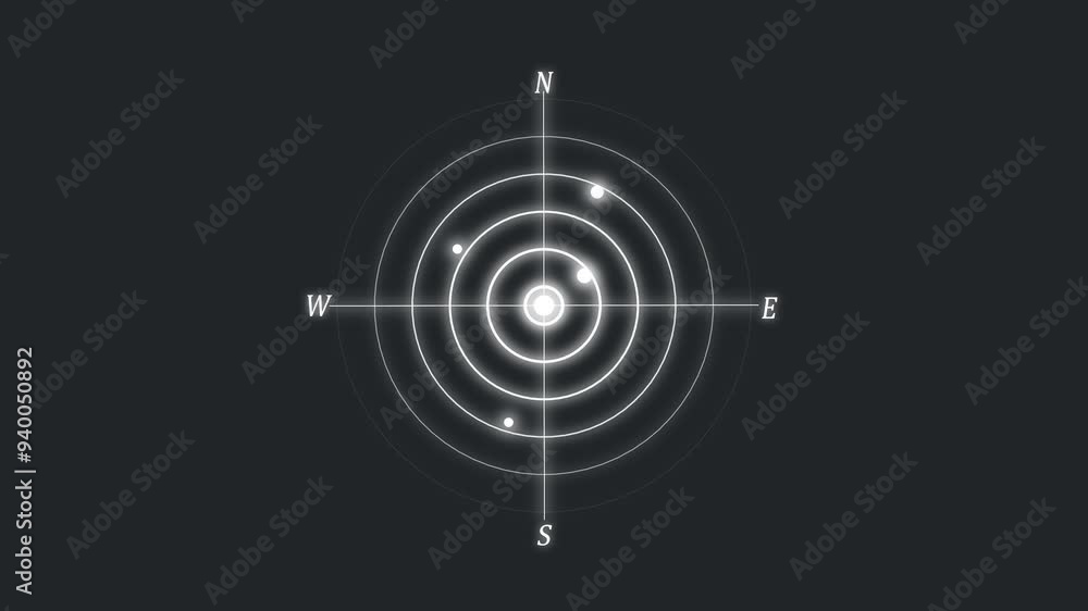 Digital Scanning Radar Screen Technology. Futuristic HUD Circle Radar User Interface Navigation, Target Icon Radio Waves Signal, Moving Sonar Radar Animation. Digital Scanning Radar Screen Technology. Futuristic HUD Circle Radar User Interface Navigation, Target Icon Radio Waves Signal, Moving Sonar Radar Animation.