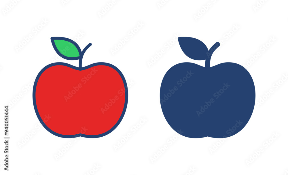 Apple icon vector. Apple vector icon. apple symbols for your web design. Apple icon vector. Apple vector icon. apple symbols for your web design.
