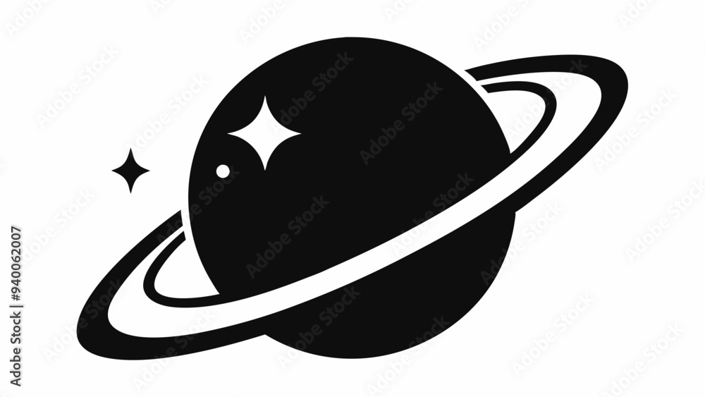 Saturn icon, Saturn with sparkle silhouette, cosmos and planet, Saturn silhouette vector
Saturn icon, Saturn with sparkle silhouette, cosmos and planet, Saturn silhouette vector