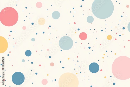 A colorful background with many small circles of different colors