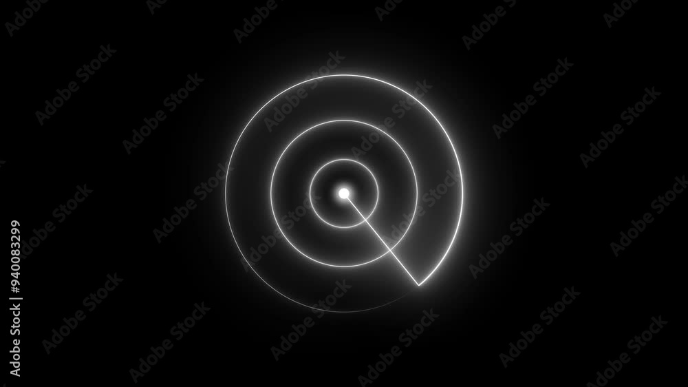 Searching Technology Radar Signal Animation. Futuristic Digital HUD Radar Detection Screen, Digital Radio Waves Circle Radar Diffusion Concept-4k Video. Searching Technology Radar Signal Animation. Futuristic Digital HUD Radar Detection Screen, Digital Radio Waves Circle Radar Diffusion Concept-4k Video.