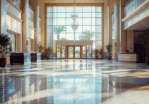 Luxurious Lobby with a View photo