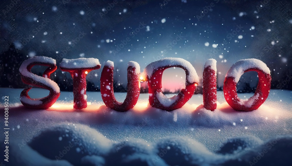 Winter Wonderland Snowy Studio Glow Winter Wonderland Snowy Studio Glow