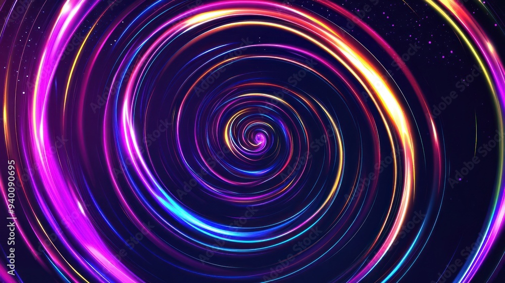 Abstract Circular Light Trails Abstract Circular Light Trails