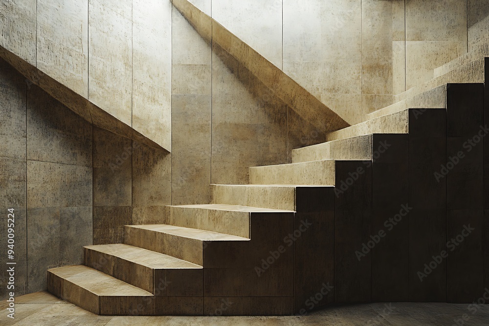 Abstract Geometric Shapes Stacked in Triangular Formation on Textured Surface Abstract Geometric Shapes Stacked in Triangular Formation on Textured Surface