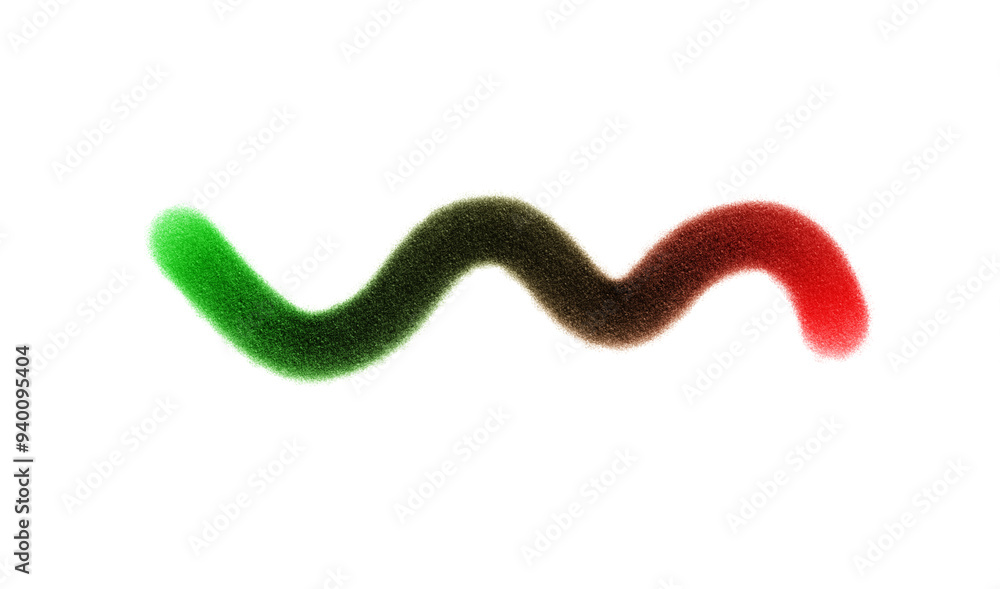 Fototapeta premium Neon gradient texture bright lines texture, realistic cutout on transparent background. Spray gradient lines texture overlay.