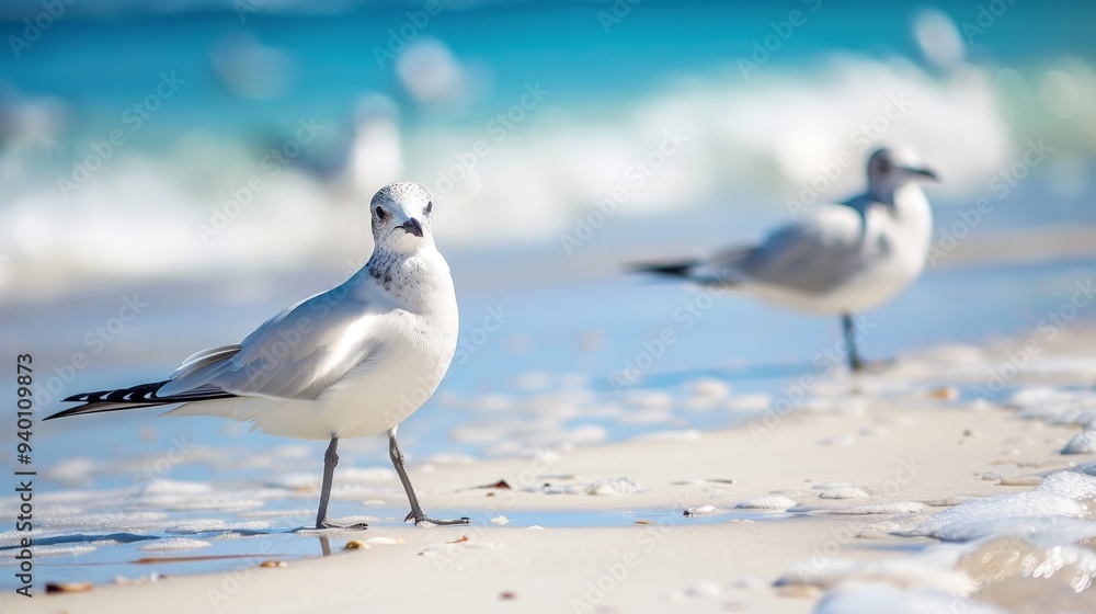 Observing seabirds in their natural habitat is a rewarding beach activity. Observing seabirds in their natural habitat is a rewarding beach activity.