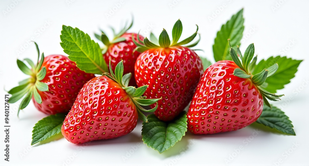 strawberry on white background strawberry on white background
