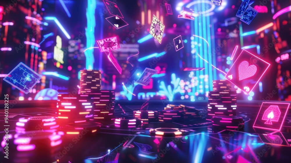 Neon Casino: A Futuristic Gambling Scene Neon Casino: A Futuristic Gambling Scene