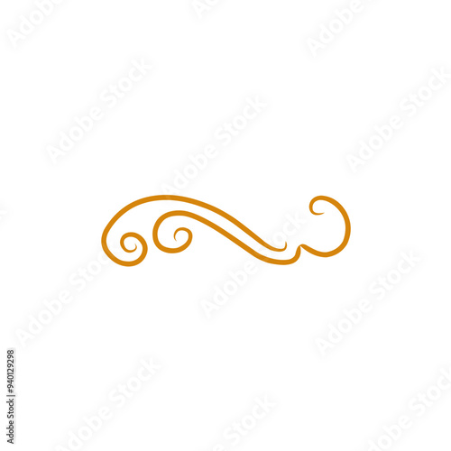 classic swirl decoration flourish 