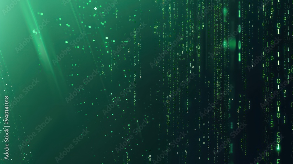 Abstract Digital Matrix Code Background Abstract Digital Matrix Code Background