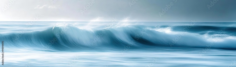 Serene ocean waves rolling gently under a calm sky, capturing the beauty and tranquility of nature's coastline. Serene ocean waves rolling gently under a calm sky, capturing the beauty and tranquility of nature's coastline.