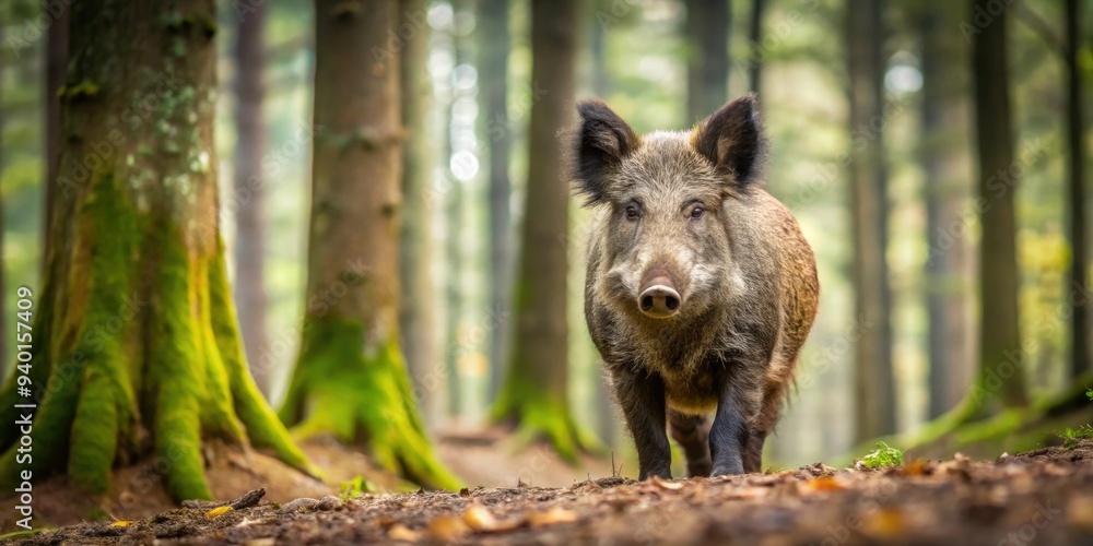 Wild boar in a forest setting, wildlife, animal, nature, wildlife art, boar, woods, woodland, wild, fierce,drawing Wild boar in a forest setting, wildlife, animal, nature, wildlife art, boar, woods, woodland, wild, fierce,drawing