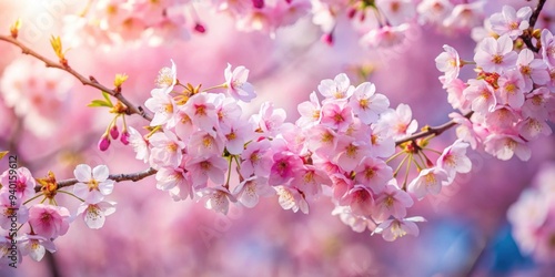 Cherry blossoms blooming in spring , cherry blossom, spring, pink flowers, nature, tree, season, petal, blooming