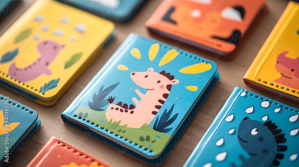 Colorful Cartoon Animals Notebooks. Colorful Cartoon Animals Notebooks.