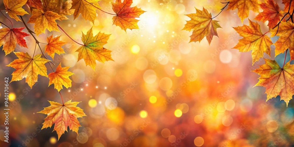 Autumn foliage in soft focus creating a bokeh light background, autumn, bokeh, background, light, fall, foliage, seasonal Autumn foliage in soft focus creating a bokeh light background, autumn, bokeh, background, light, fall, foliage, seasonal