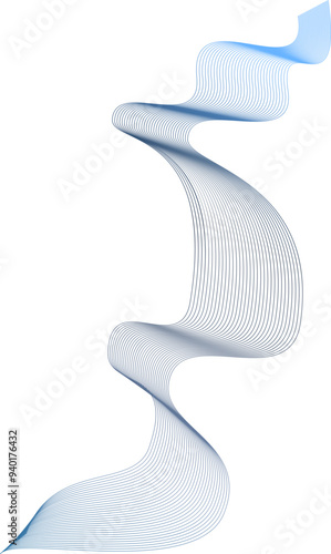 abstract wavy gradient lines for technology and science