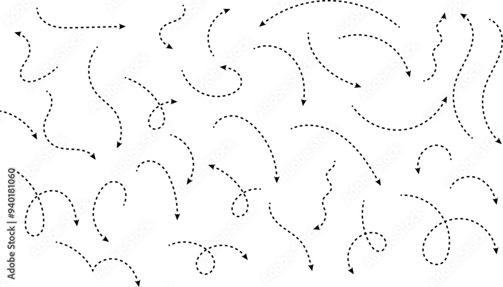 Hand drawn arrow icons doodle design elements. Hand drawn arrow icons doodle design elements.