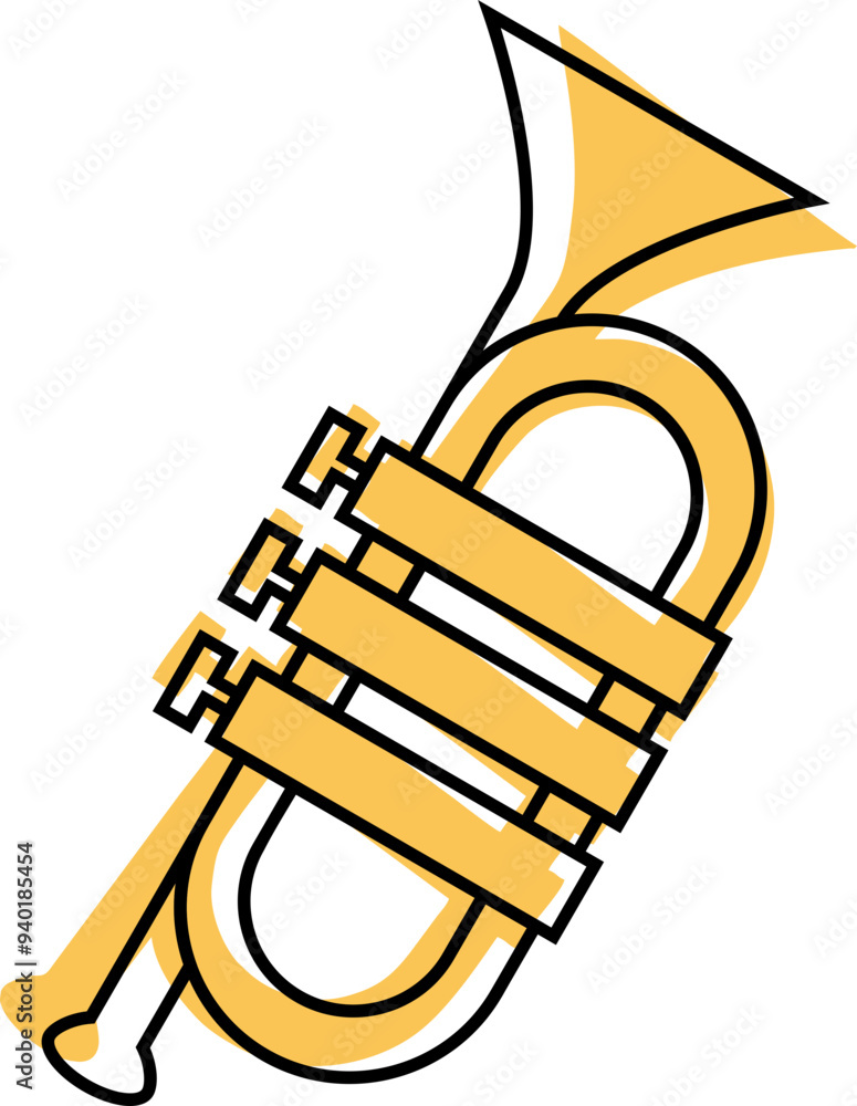 Music Instrument Element Line Illustration Music Instrument Element Line Illustration
