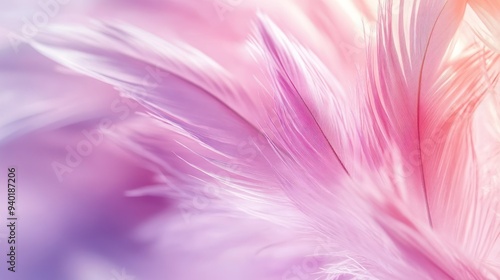 Soft, Delicate, and Airy Pink Feathers