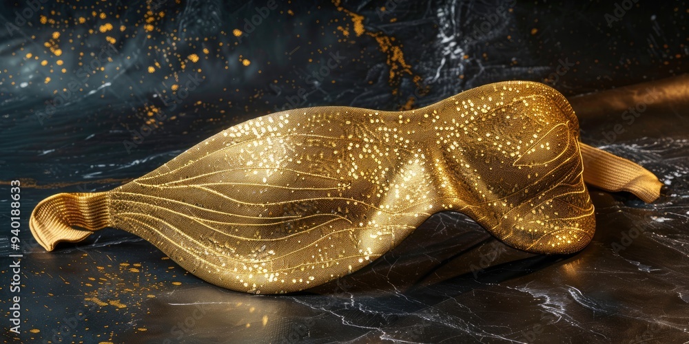 Obraz premium Revitalizing Eye Mask for a Relaxing and Restorative Sleep for a Youthful and Captivating Appearance