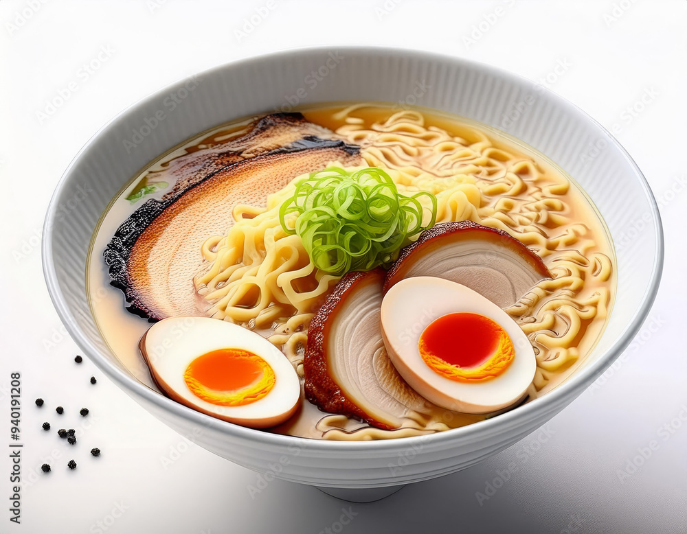 Japanese Style Tonkotsu (Pork Bone) Ramen Japanese Style Tonkotsu (Pork Bone) Ramen