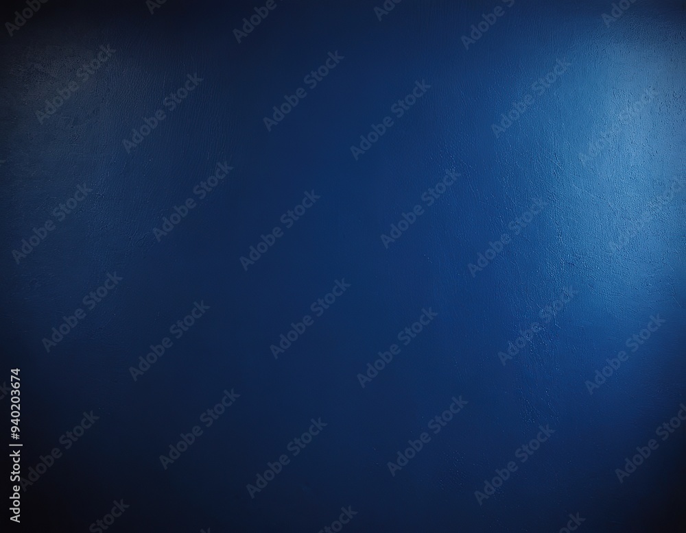 Obraz premium Abstract Smooth blue with Black vignette Studio well use as background business report digital website template 20