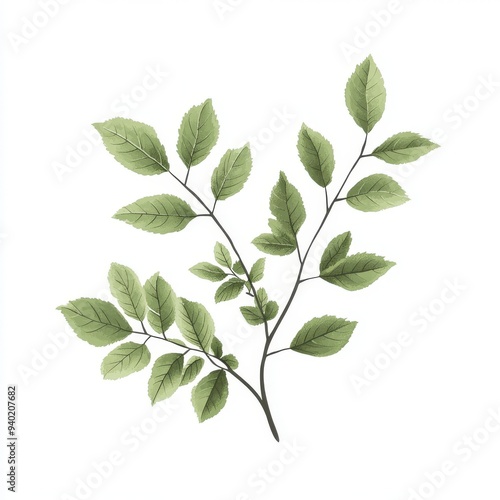 Vector Graphic of Ash Foliage