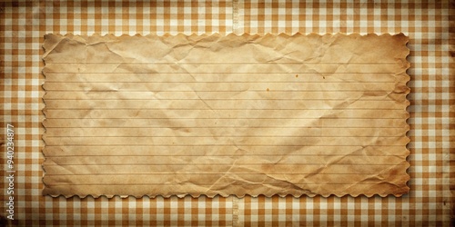 Old crumpled grunge retro recipe card layout , vintage, food, cooking, recipe, card, paper, textured, aged, distressed