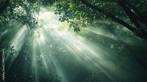 Sunlight Through The Canopy