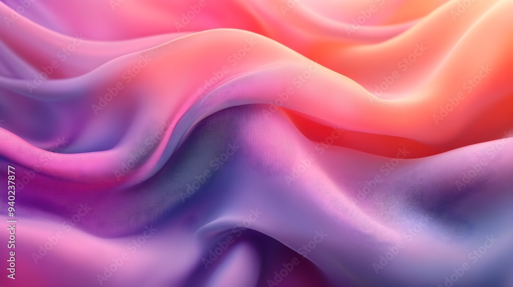 Fototapeta premium Abstract Pink & Purple Gradient Fabric Texture