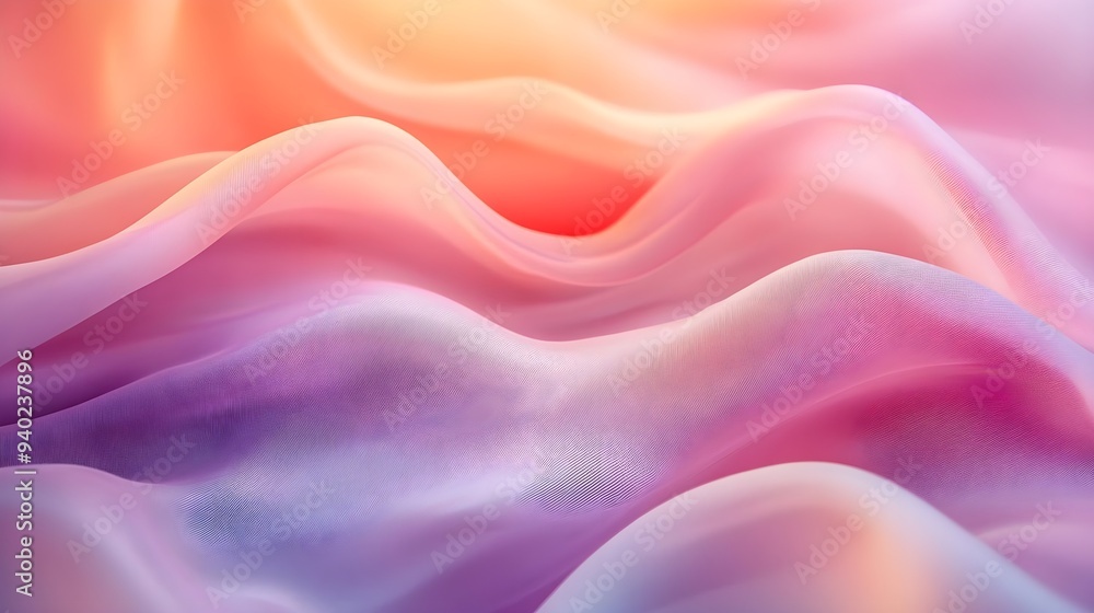 Obraz premium Abstract Pink and Orange Fabric Texture Background