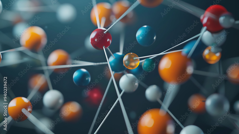 Detailed illustration of atomic structures with emphasis on protons neutrons and electrons Detailed illustration of atomic structures with emphasis on protons neutrons and electrons